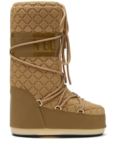 Moon Boot Icon Quilted Boots In Brown