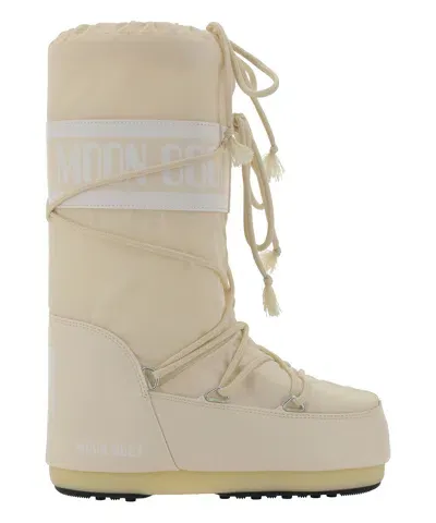 Moon Boot Icon Snow Boots In Beige