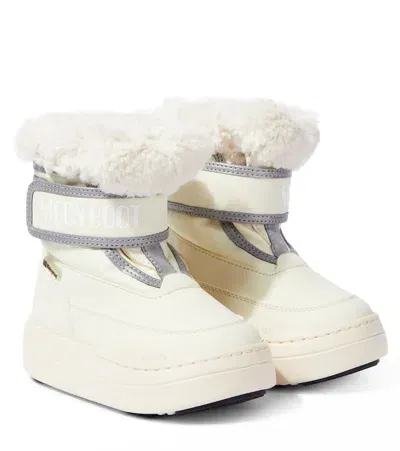 Moon Boot Kids' Junior Park Snow Boots In White