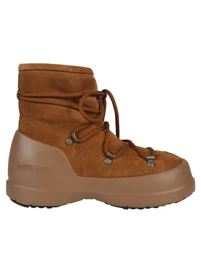 Moon Boot Luna Boots In Cognac