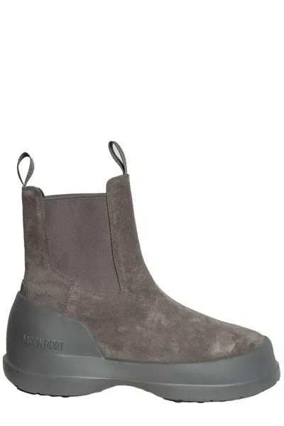 Moon Boot Luna Logo In Grey