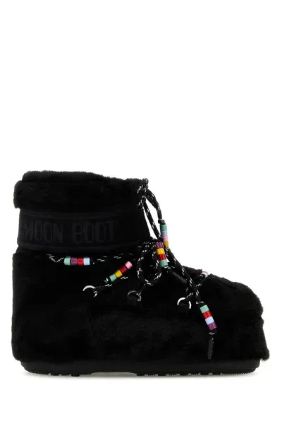 Moon Boot Mb Icon Low Faux Fur Beads-4244 Nd  Male,female In White