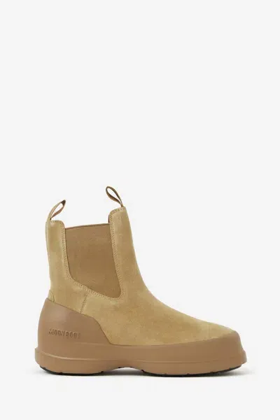 Moon Boot Mb Luna Chelsea Boots In Sand