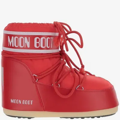 Moon Boot Mb Icon Low Nylon In Red