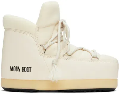 Moon Boot Off-white Evx Nylon Pump Boots In Cream