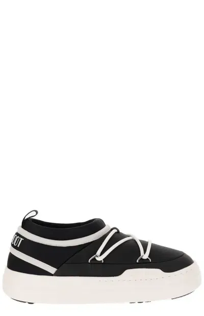 Moon Boot Park Icon Logo-print Sneakers In Black