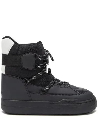 Moon Boot Park Logo-print Boots In Black