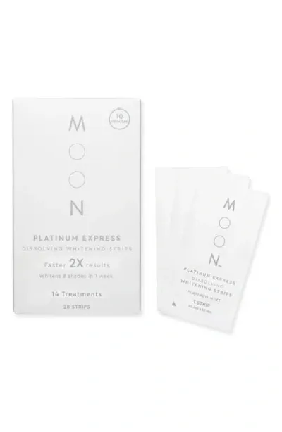 Moon <br />platinum Express Dissolving Teeth Whitening Strips<br /><br /> In No Color