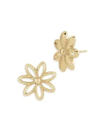 Moon & Meadow 14k Yellow Gold Openwork Flower Stud Earrings