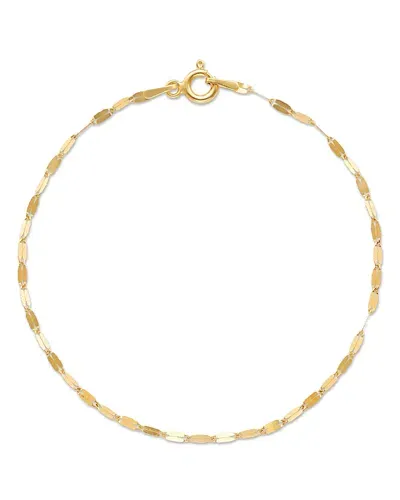 Moon & Meadow 14k Yellow Gold Shimmer Link Bracelet