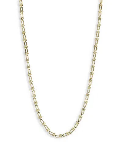 Moon & Meadow 14k Yellow Gold Stirrup Link Chain Necklace, 18