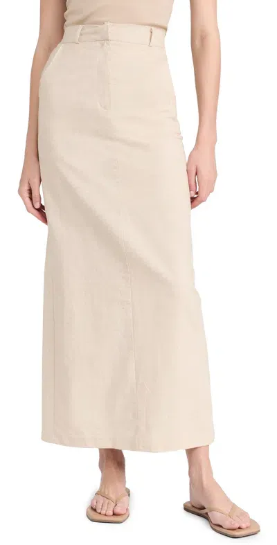 Moon River Maxi Skirt Natural