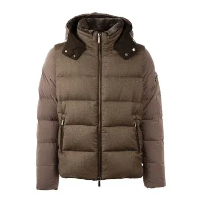 Moorer Coats & Jackets In Brown