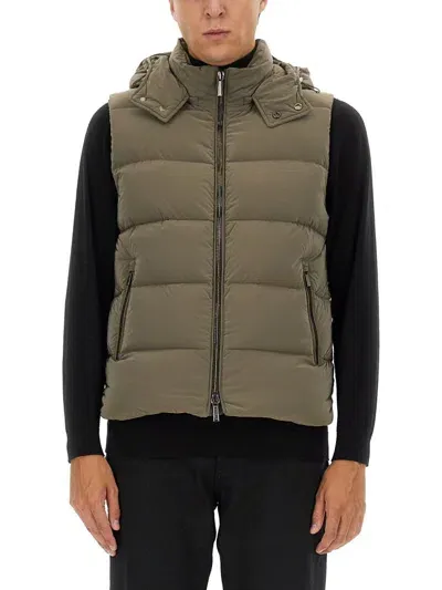 Moorer Fire Padded Vest In Green