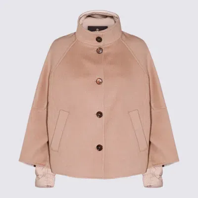 Moorer Beige Wool Down Jacket