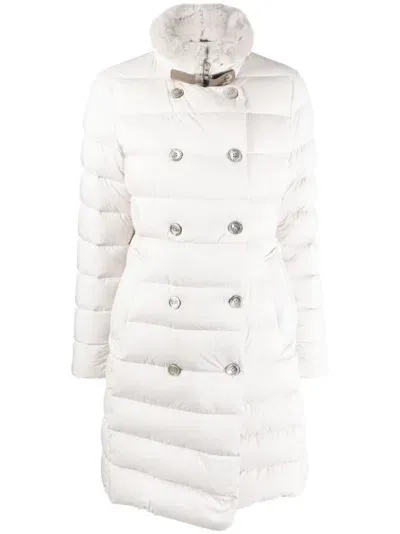 Moorer Ivory White Longan Down Jacket