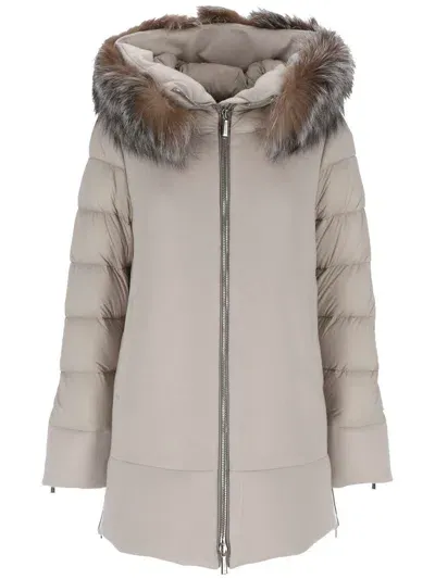 Moorer Fresia Jacket In Marmo