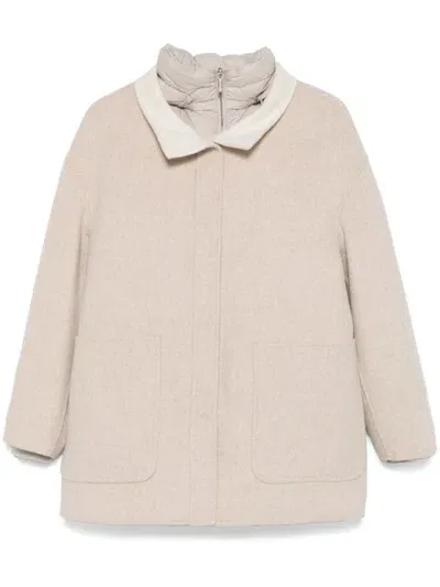 Moorer Natisha Jacket In Beige