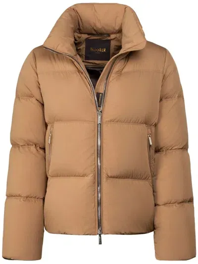 Moorer Ravi Puffer Jacket In Nude