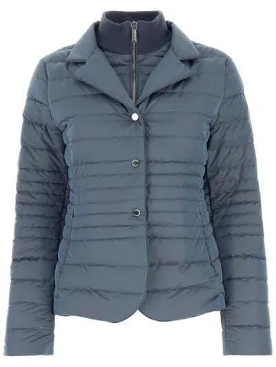 Moorer Shirley-thc Puffer Jacket In Blue