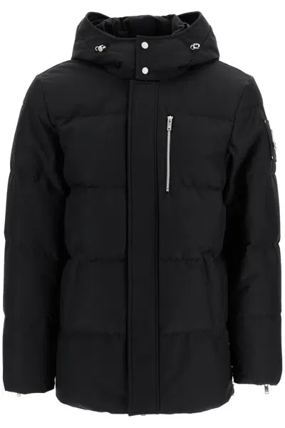 Moose Knuckles Cloud 3q Hooded Down In Black