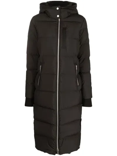 Moose Knuckles Jocada Down-filled Hooded Parka In Nero