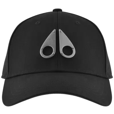 Moose Knuckles Logo Icon Cap Black In Nickel