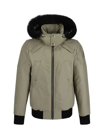 Moose Knuckles Original Ballistic Bomber Jacket In Sage