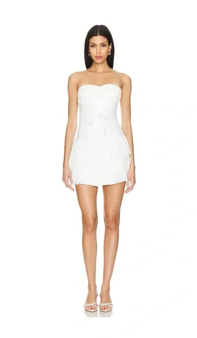 More To Come Raquell Mini Dress In White