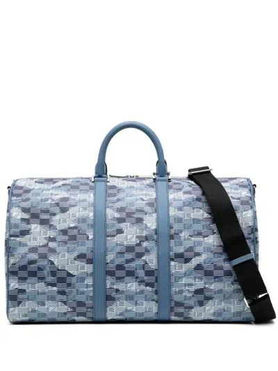 Moreau Boston Travel Bag In Blue