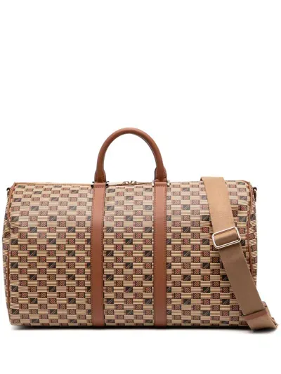 Moreau Boston Travel Bag In Brown