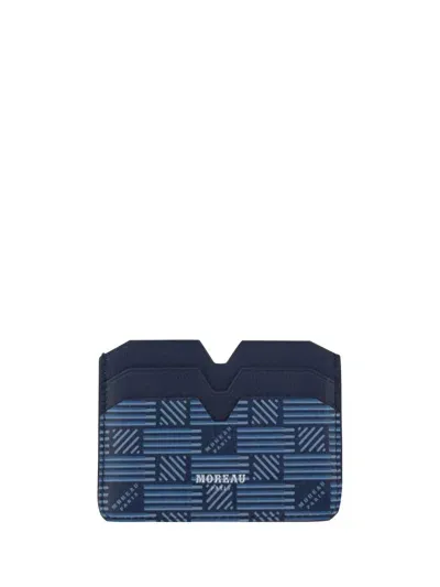 Moreau Credit Card Holder In Navy Blue  / Navy Blue