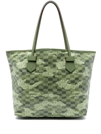 Moreau Medium Saint Tropez Tote Bag In Green