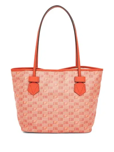 Moreau Medium St Tropez Tote Bag In Orange