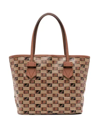 Moreau Pm Saint Tropez Tote Bag In Brown