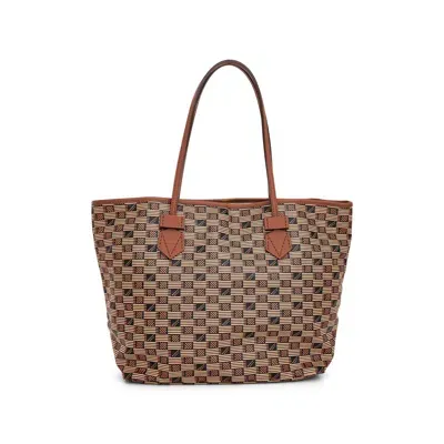 Moreau Saint Tropez Tote Bag Mm In Brown