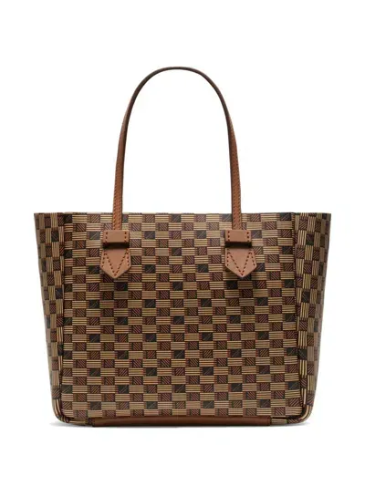 Moreau Small Vincennes Pm Tote Bag In Brown