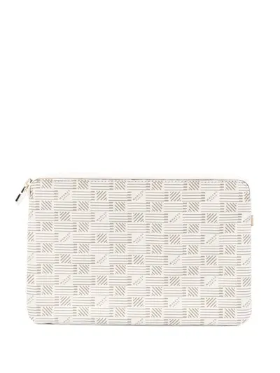 Moreau St. Folio Clutch Bag In Neutrals