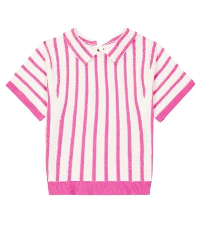 Morley Kids' Uniform Cotton Top In Pink