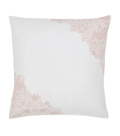 Morris & Co. Strawberry Thief Severne Square Pillowcase In White