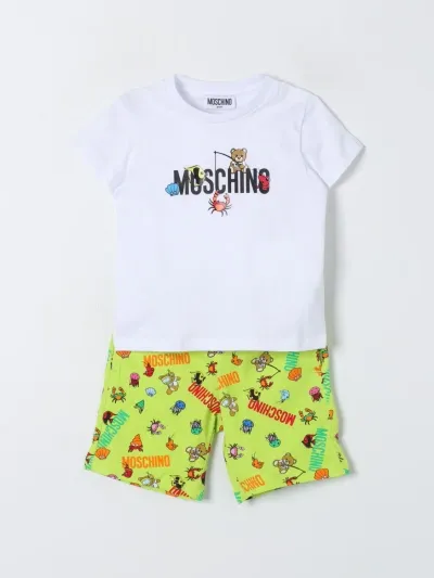 Moschino Baby Jumpsuit  Kids In Lime