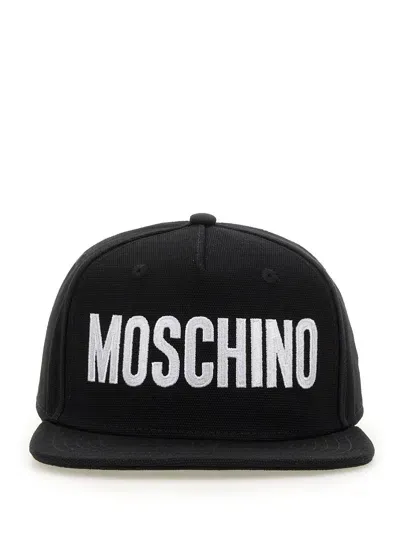 Moschino Baseball Cap In Black