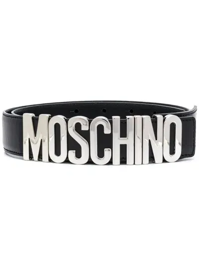 Moschino Belts In Black