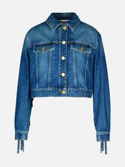 Moschino Blue Cotton Jeans Jacket