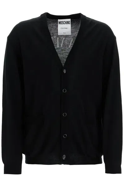 Moschino "classic Chic Cardigan With In Black