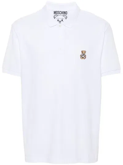 Moschino Cotton Polo Shirt With Logo