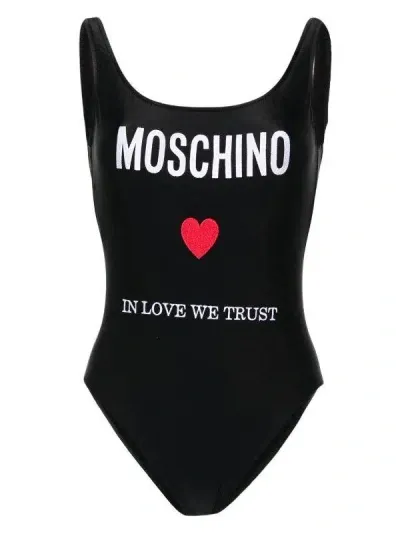 Moschino Couture Beachwear In Schwarz