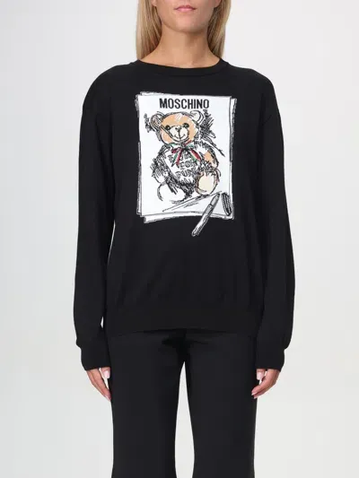 Moschino Couture Cardigan  Woman Color Black In Schwarz