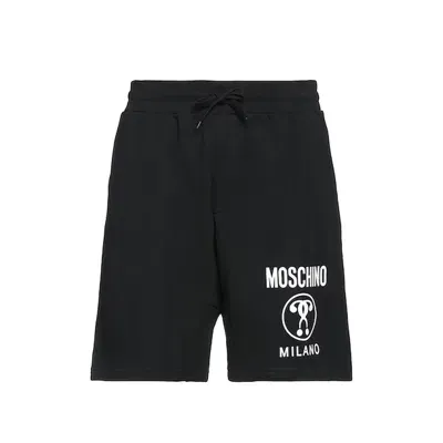 Moschino Couture Cotton Shorts In Black