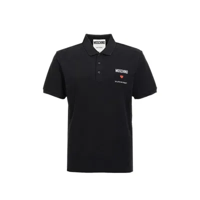 Moschino Couture Polo Shirt  Men Color Black